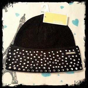 Michael Kors Studded Cuffed Beanie